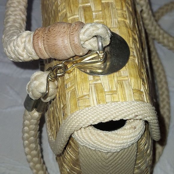 VTG Giulietta Rattan woven bag - Picture 9 of 15